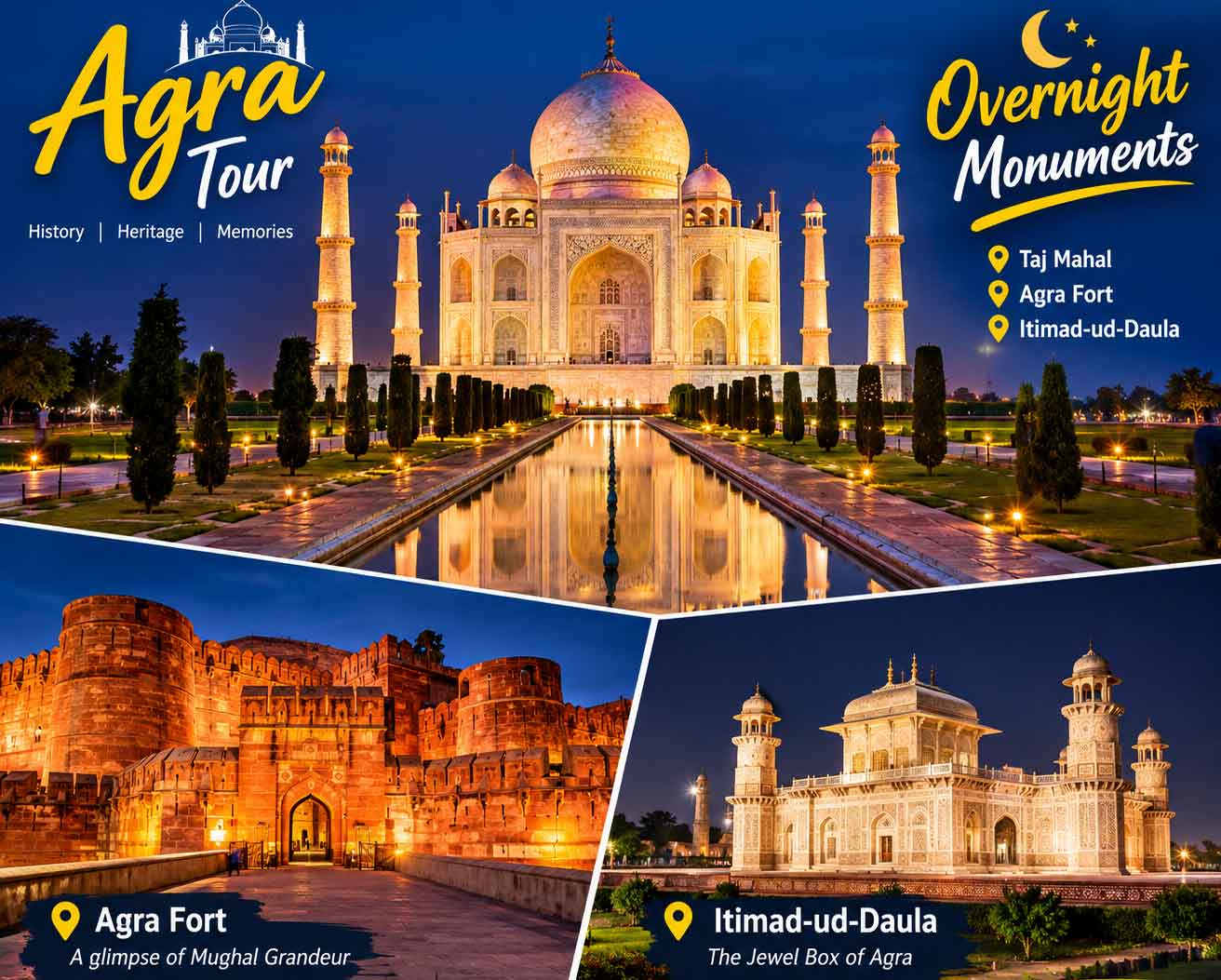 2-Day Overnight Agra Tour from Delhi by Car | Classic Tours India